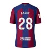 Conjunto (Camiseta+Pantalón Corto) FC Barcelona Balde 28 Primera Equipación 23-24 - Niño